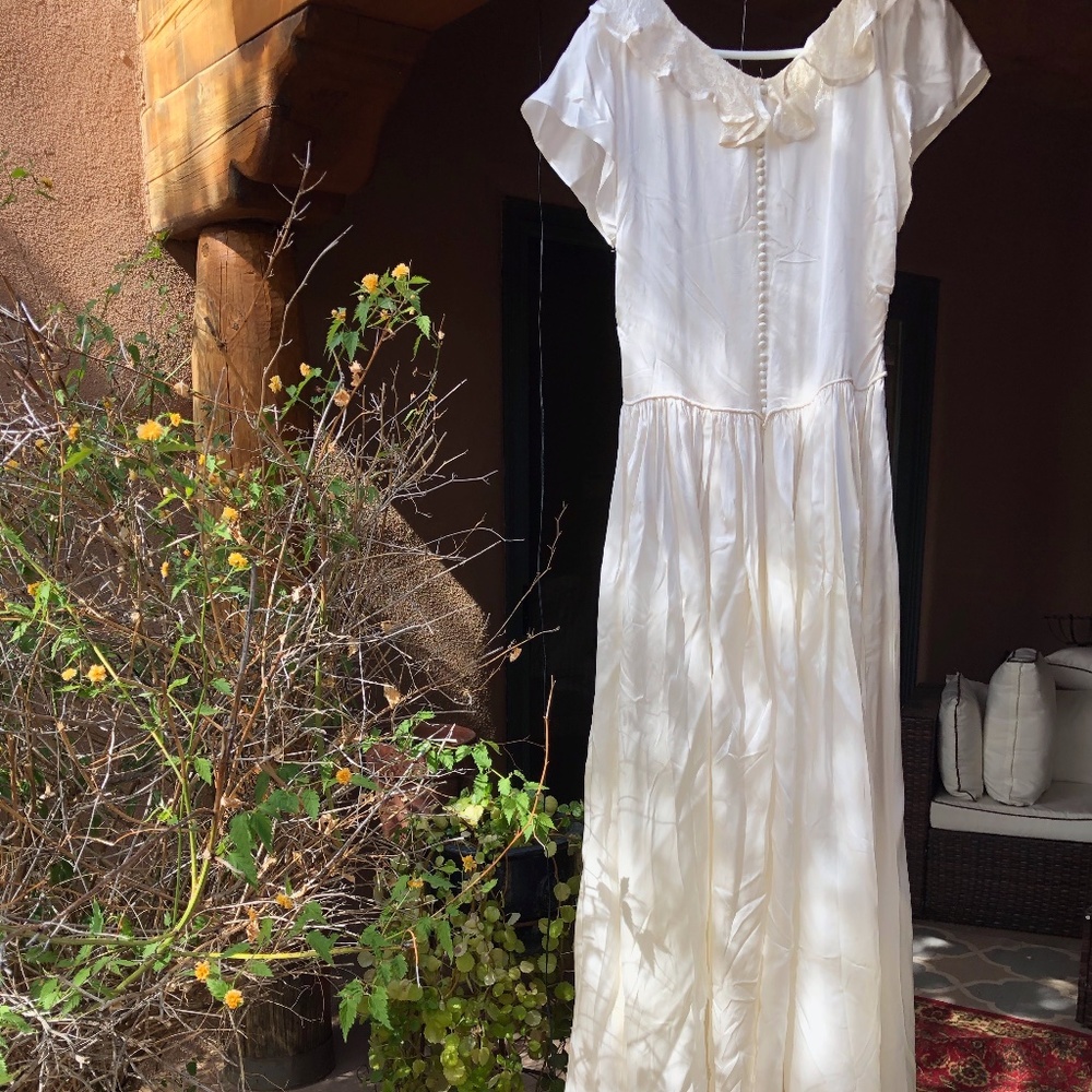 Vintage silk gown